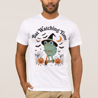 Fledermaus-Beobachtungszeit Lustiger Frosch T-Shirt