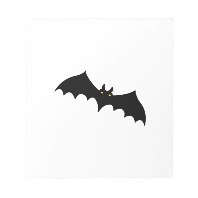 Fledermaus halloween        notizblock (Vorderseite)