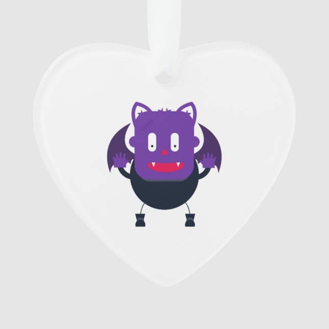 Fledermaus halloween ornament (Vorderseite)