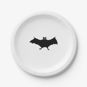 Fledermaus Halloween Pappteller