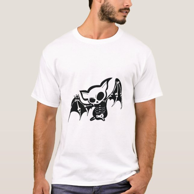 Fledermaus Halloween T-Shirt (Vorderseite)