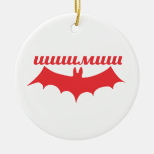 Fledermaus Keramikornament