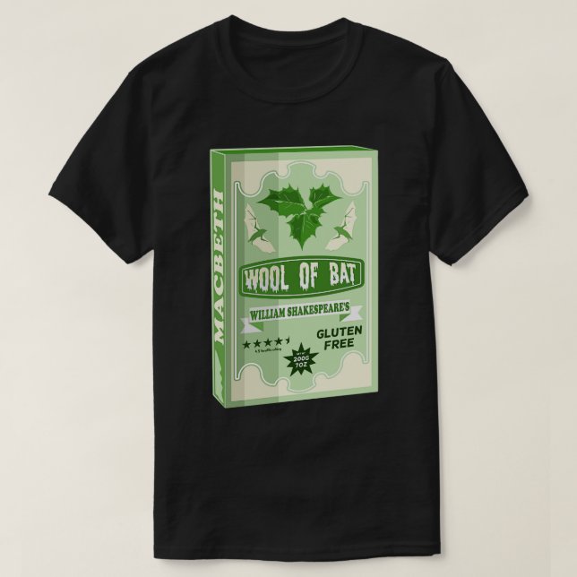 Fledermaus Macbeth T-Shirt (Design vorne)