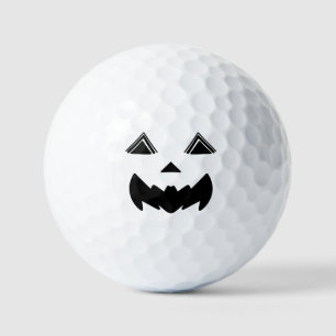 Fledermaus-Mund-Kürbis mit umrandeten Dreiecks-Aug Golfball