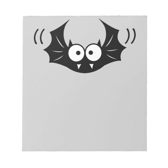 Fledermaus Notizblock (Vorderseite)