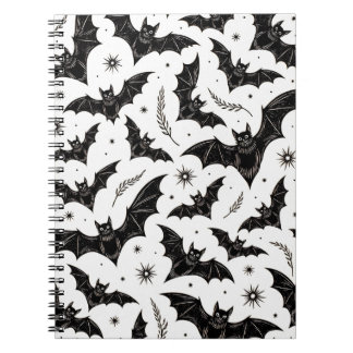 Fledermaus Notizbuch Notizblock