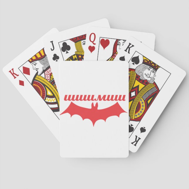 Fledermaus Spielkarten (Rückseite)