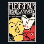 FLEDERMAUS THEATER & CABARET Art Deco Werbung Poster<br><div class="desc">Hohe Reproduktion,  Fotoshop-Farbe für scharfe,  knusprige Drucke,  digitale Restauration für Tränen,  Schmuckstücke und vermisste Elemente. FLEDERMAUS THEATER & CABARET Art Deco Werbeplakat.</div>