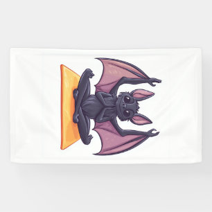Fledermaus Yoga Fluss Banner