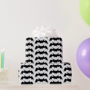 Fledermausdesign Hintergrund in beliebiger Farbe Geschenkpapier