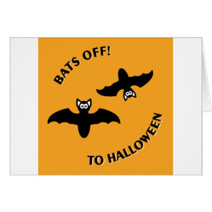 Fledermäuse bis Halloween-Orange-Platz