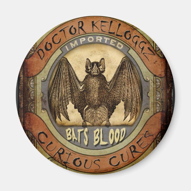 Fledermäuse Blut Magnet (Vorne)