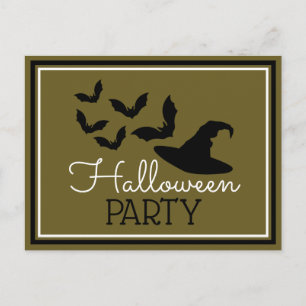 Fledermäuse, Einladung Halloween-Party