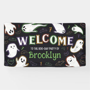 Fledermäuse & Geister Spooktacular Boo-Day Party W Banner