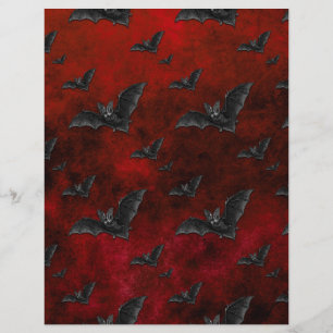 Fledermäuse Halloween Scrapbook Paper