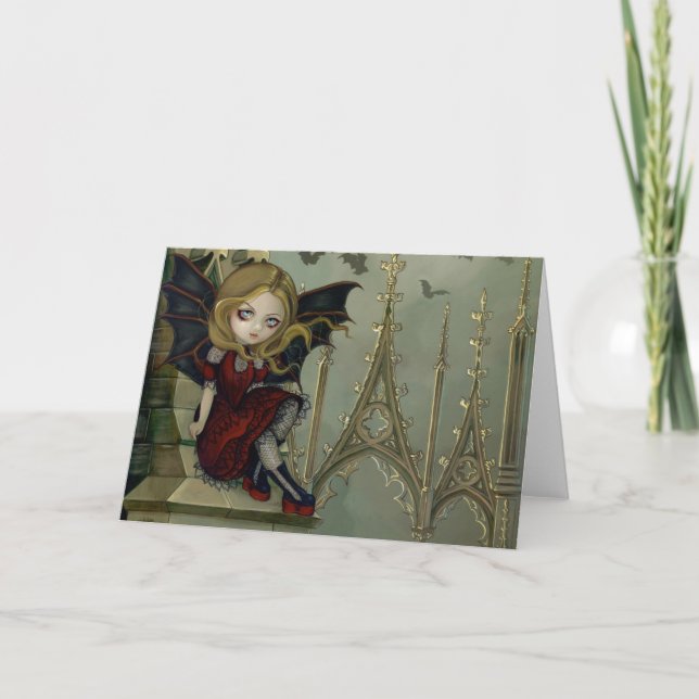 "Fledermäuse in Belfry" Grußkarte Karte (Vorderseite)