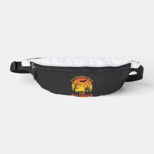 Fledermäuse lieben Halloween Spukschloss Design_ Bauchtasche