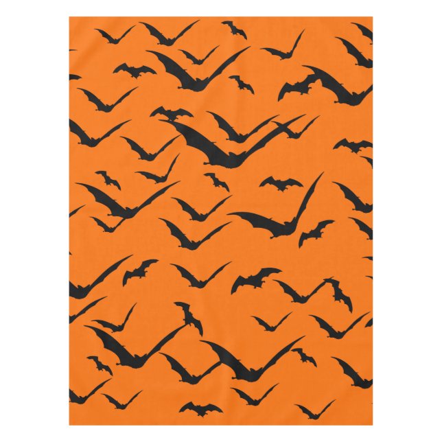 FLEDERMÄUSE MUSTER HALLOWEEN NAHTLOS   TISCHDECKE (Vorderseite)
