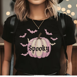 Fledermäuse Pumpkin Spookween T Shirt Pastel