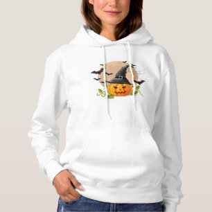 Fledermäuse Pumpkin und Mond Hoodie