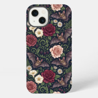 Fledermäuse Rosen Gothic iPhone 13 Hülle