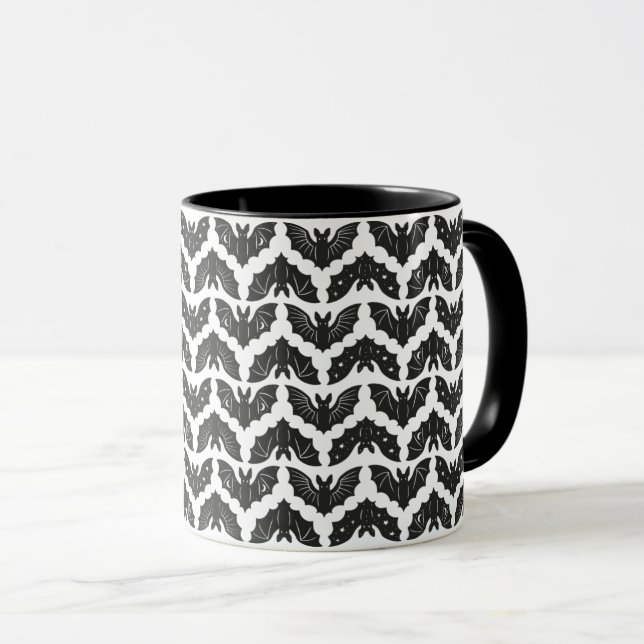 Fledermäuse Tasse (VorderseiteRechts)