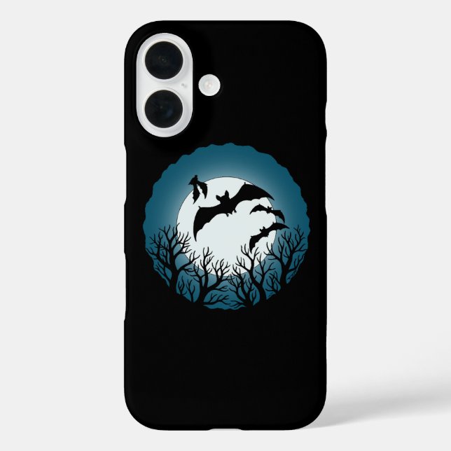 Fledermäuse und Bäume gegen den Mond Case-Mate iPhone Hülle (Rückseite)