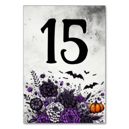 Fledermäuse und Blume Tischnummer 15