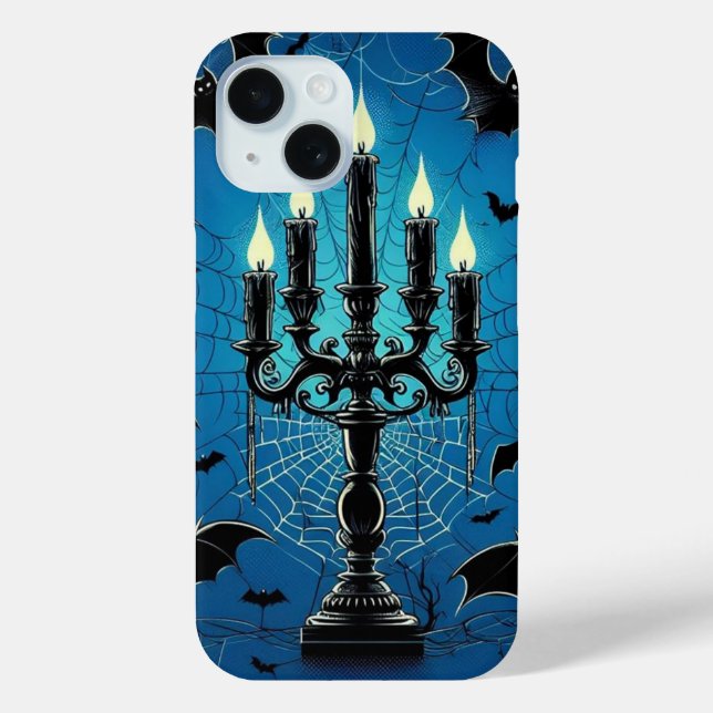 Fledermäuse und Kerzen Case-Mate iPhone Hülle (Rückseite)