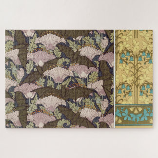 Fledermäuse und Mohnblumen, Schmetterlinge und Glo Puzzle