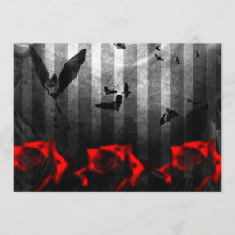 Fledermäuse und Rose erhalten Einladung