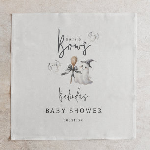 Fledermäuse und Schleifen Halloween-Baby-Shower-Pa Serviette