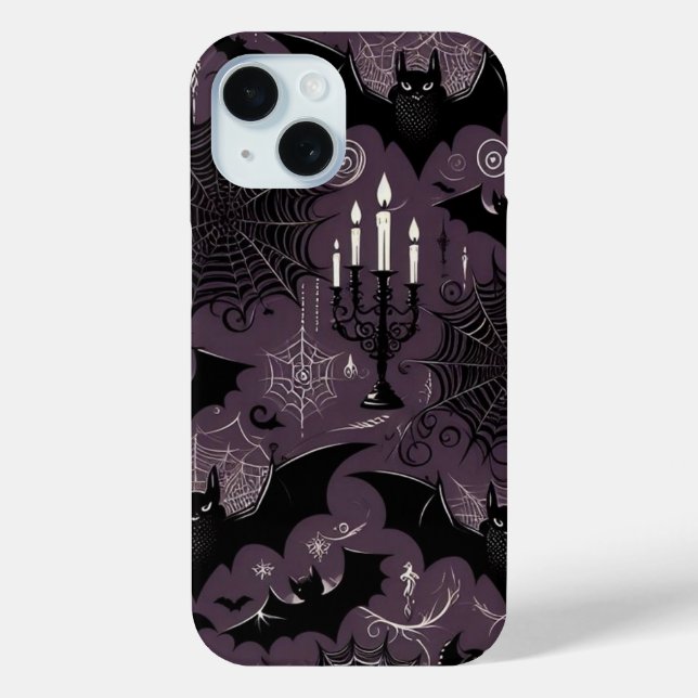 Fledermäuse und Spinnennetze Case-Mate iPhone Hülle (Rückseite)