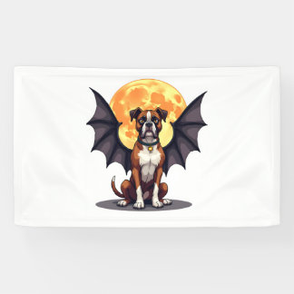 Fledermausflügel Boxer Banner