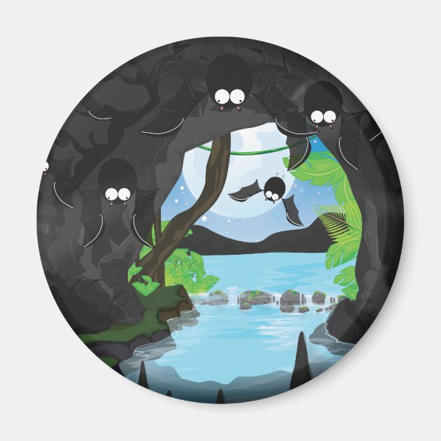 Fledermaushöhle Magnet (Vorne)
