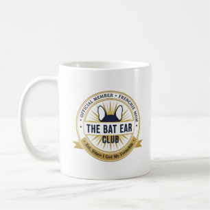 Fledermausohren Club Französische Bulldogge Lustig Kaffeetasse