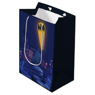 Fledermaussignal über Gotham Mittlere Geschenktüte