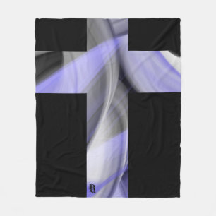 Fleece Blanket Abstrakt Zuhause Trend Lavender Vio