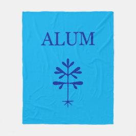 Fleece Blanket, Alum Blue