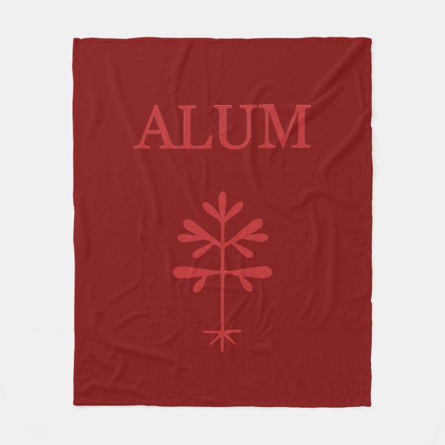 Fleece Blanket, Alum Red (Vorderseite)