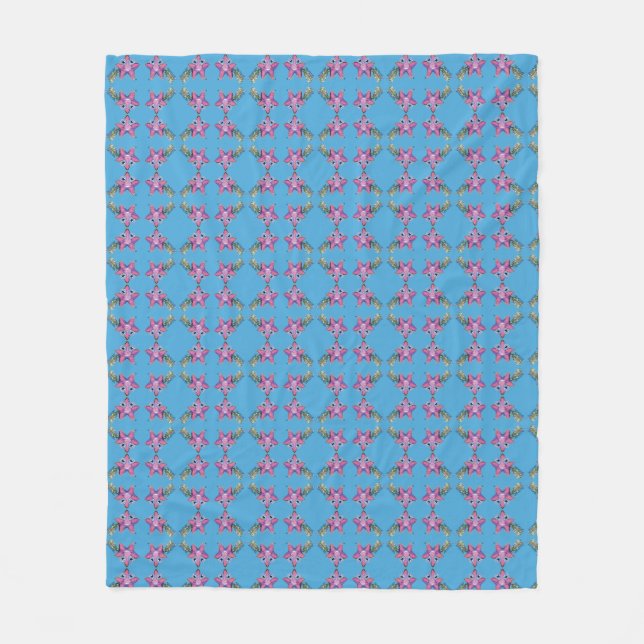 Fleece Blanket - Blau, Little Shot Kids' Room (Vorderseite)