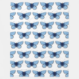 Fleece Blanket - Blauer Schmetterling