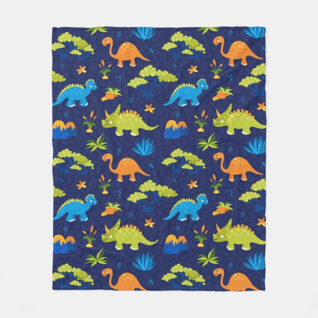Fleece Blanket Dinosaurier (Vorderseite)