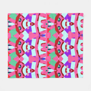 Fleece Blanket, ein trendiges, buntes Stoffdesign