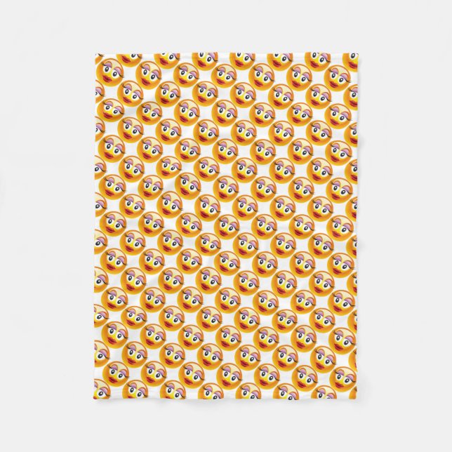 Fleece Blanket/Emoticons (Vorderseite)