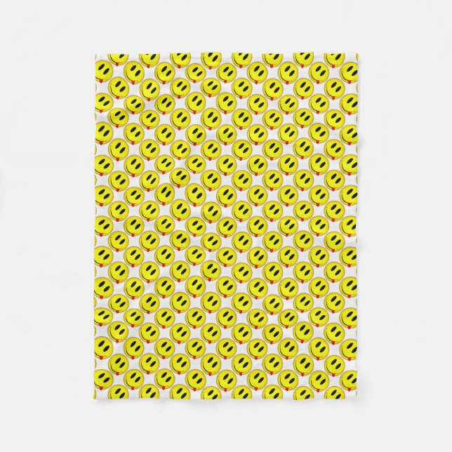 Fleece Blanket/Emoticons-Smiley (Vorderseite)
