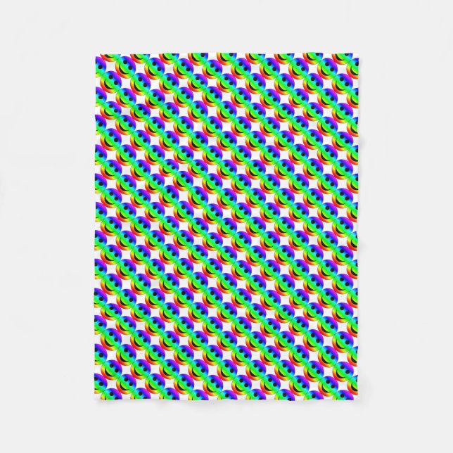 Fleece Blanket/Emoticons-Smiley (Vorderseite)