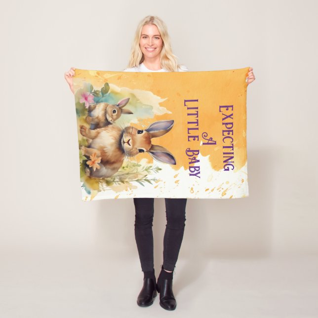 Fleece Blanket für die werdenden Mütter (Beispiel)