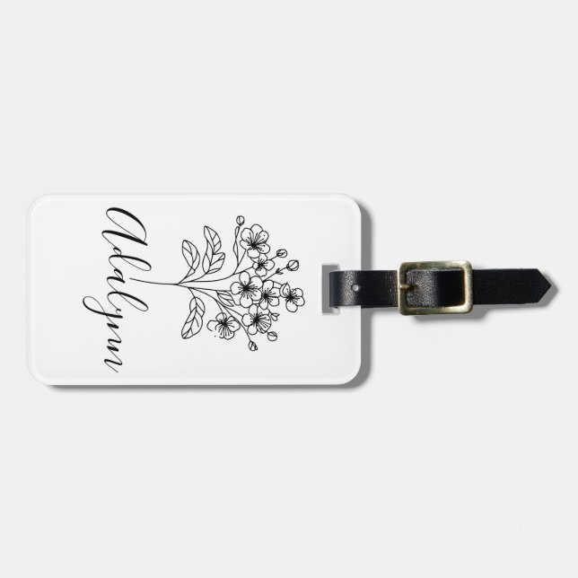 Fleece Blanket Gepäckanhänger (Vorderseite horizontal)