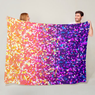Fleece Blanket Glitzer Graphic